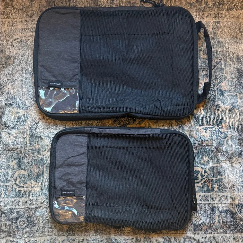 Black Travel Bags with Durable Fabric